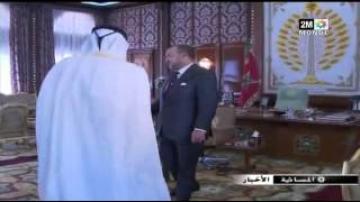 الملك يستقبل مبعوث أمير قطر