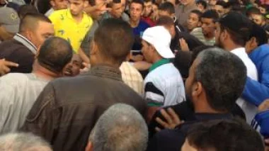 أولاد تايمة:مواجهات بين مساندين للعدالة و التنمية و معاقين رفعوا شعار ارحل في وجه العثماني
