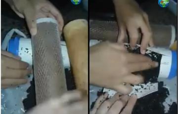 شاهد ماذا وجدت أسرة مغربية بعد وضع "فيلتر" لصنبور الماء