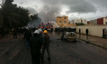 لاماب:إصابة عناصر من الأجهزة الأمنية وصحفي في أعمال شغب بخريبكة
