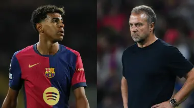 فليك يوبخ لامين جمال قبل مواجهة برشلونة وإنتر ميلان في دوري أبطال أوروبا