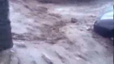 بالڤيديو : فياضانات و سيول جارفة في تغازوت نواحي اڭادير