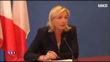 زعيمة حزب اليمين في فرنسا ماري لوبين تصف الشعب الجزائري بانه الاكثر همجية في العالم