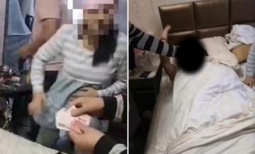 صينيان ن يحاولان بيع طفلهما الرضيع مقابل مبلغ من المال لشراء المخدرات