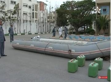 حجز طنين من مخدر الشيرا بتطوان‏