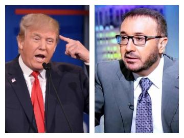 "فيصل القاسم" يتحدى "دونالد ترامب" وبهذا اتهمه