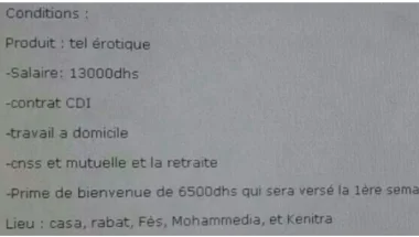 فضيحة بكل المقاييس : شركة تنشر إعلانا عن توظيف فتيات تخصص "دردشة جنسية"