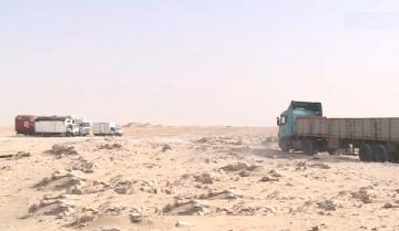 انسيابية المرور من بوابة العبور على الحدود الموريتانية المغربية