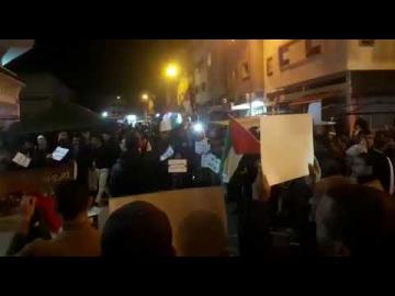 بالفيديو:"العدل والإحسان" تحتج بالبيضاء نصرة للقدس