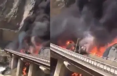 مصرع عشرات المعتمرين في حادث مروع بالمدينة المنورة(فيديو)