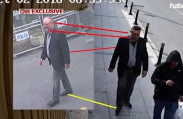 فيديو جديد يظهر شبيها لخاشجقي يرتدي ملابسه ويخرج من القنصلية للتمويه