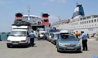 217 ألف و600 من أفراد الجالية المغربية بالخارج غادروا المغرب عبر ميناء طنجة المتوسط ما بين 21 و30 غشت
