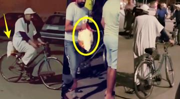صورة وقصة.. مشهد تقشعر له الأبدان لـ"عجوز" أدهش الجميع بسلوك راق تضامنا مع منكوبي زلزال الحوز