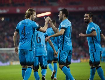 البديل راكيتيتش ينقذ برشلونة من كمين بلباو