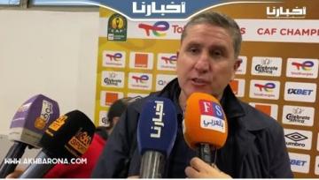 غاريدو: أشكر الجميع على مجهوداتهم للظفر بنقاط المباراة