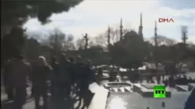 اللقطات الاولى لإنفجار قنبلة بمدينة أسطنبول وتفاصيل حول أسباب الحادث