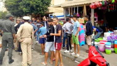 قائد يتعرض لاعتداء بالسكين خلال عملية تحرير الملك العمومي بطنجة