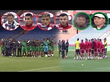 اخر استعدادات المنتخبين الوطني المغربي و البوركينابي