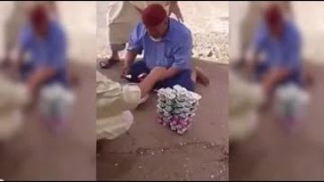 مسن مغربي يأكل أزيد من 60 علبة يوغورت