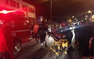 جرحى في حادث اصطدام حافلة نقل عمال وسيارة كان متنها الفنان أحمد شوقي بطنجة