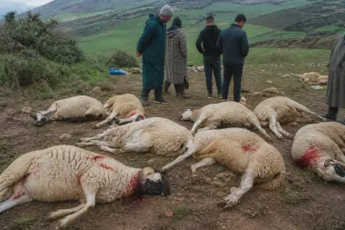 لغز القطيع المذبوح.. تفاصيل واقعة غريبة تستنفر السلطات بوزان