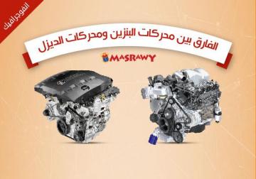 الفارق بين السيارة البنزين والديزل وأيهما الأنسب للمواصفات المصرية؟ (إنفوجراف)