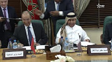 توقيع اتفاقية شراكة مغربية قطرية لانجاز سد "فاسك" الذي سيزود ساكنة كلميم بالماء ويحميهم من الفيضانات