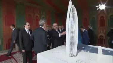 الملك محمد السادس يعطي انطلاقة انجاز أعلى برج في افريقيا