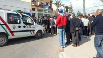بالصور...اعتداء شنيع على شرطي أثناء مزاولته عمله بمدينة إبن أحمد