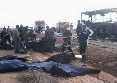 ارتفاع عدد ضحايا فاجعة طانطان إلى 34 شخص