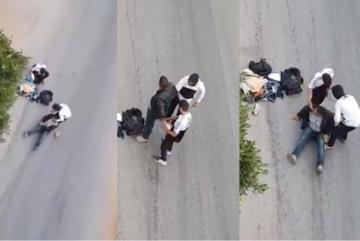كريساج و اعتداء في واضح النهار على شخص من طرف جانحين بحي ليساسفة البيضاء