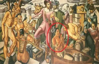 لوحة تاريخية من عام 1937 تحيّر الملايين..و تشعل اﻹنترنت بنظرية السفر عبر الزمن