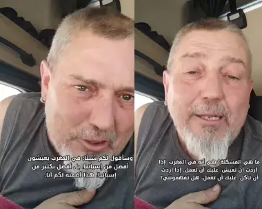 إسباني يخرج بفيديو مثير ليؤكد بالدليل أن المغاربة يعيشون في المملكة أفضل من الإسبان في بلدهم