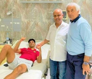 عملية جراحية للاعب الأسود