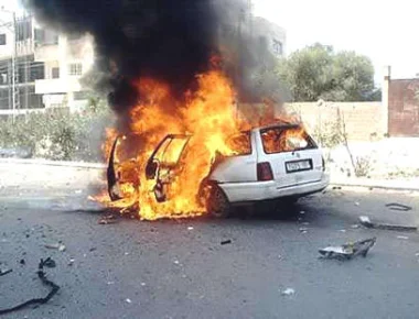 أكادير: ألسنة النيران تلتهم سيارة بالكامل بالدراركة