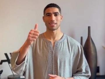 عيد الفطر يعيد الابتسامة لأشرف حكيمي(فيديو)