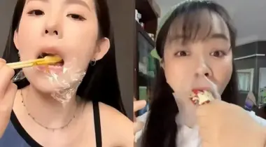 صيحة مثيرة للجدل في الصين.. مضغ الطعام عبر غلاف بلاستيكي لخداع الجسم وإنقاص الوزن