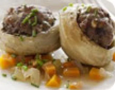 خرشوف محشو بالكفتة