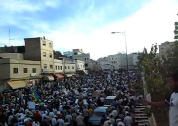 مسيرة حاشدة لحركة 20 فبراير طنجـة 