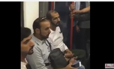 حاكم دبي ونجله بين الركاب في مترو لندن