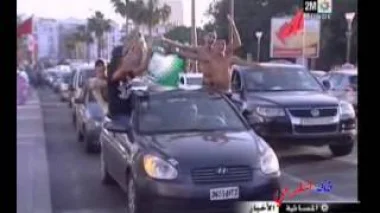 فرجة جمهور الرجاء البيضاوي بالخماسية