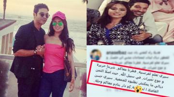 ضجة فايسبوكية بسبب صورة للممثل أنس الباز عنونها ب "فطور لصالح الفتيات المعوزات"