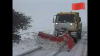 بداية تساقط الثلوج في المغرب