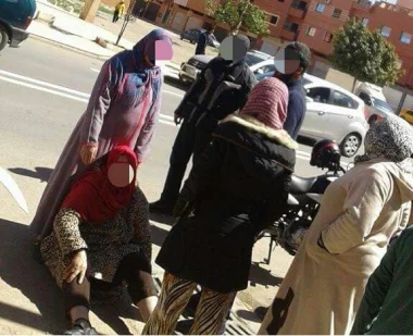 بالوعة الصرف الصحي  ترسل سيدة الى المستعجلات