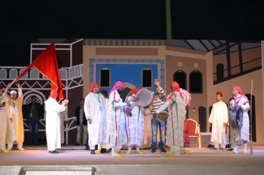 بالصور: مغاربة الجنوب يستعرضون حضارة "هوليود إفريقيا" بمهرجان "ليالي الشرقية" بالسعودية