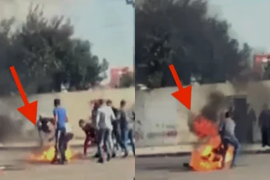 قمة الحكرة : أب لثلاثة أطفال يضرم النار في جسده أمام المحكمة الابتدائية بالمحمدية
