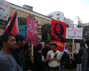 مظاهرات بالأردن وتونس تأييدا لمصر  