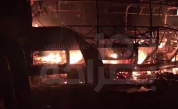 فيديو احتراق حافلة للركاب في الطريق بين مراكش و أكادير.. فاجعة هزت المغاربة هذا الصباح