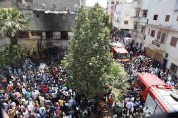 جنازة مهيبة وتعزيزات أمنية أثناء تشييع جثامين ضحايا حريق سباتة