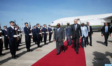 الرئيس الغابوني يحل بالمغرب